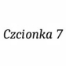 Czcionka 7