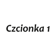 Czcionka 1