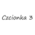 Czcionka 3